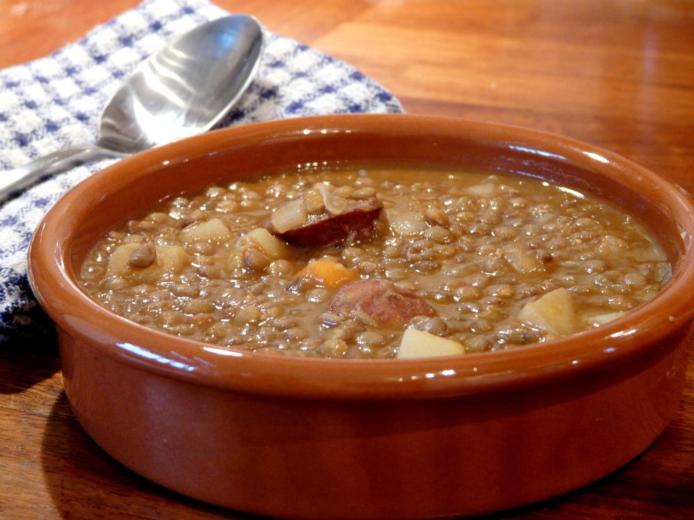 Lentejas con Chorizo Casero 1 Lentejas con Chorizo Casero