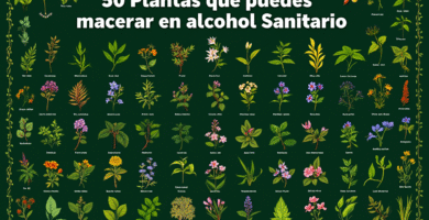 50 Plantas que puedes macerar en alcohol Sanitario 6 50 Plantas que puedes macerar en alcohol Sanitario