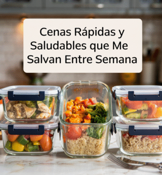 Cenas Rapidas y Saludables que Me Salvan Entre Semana