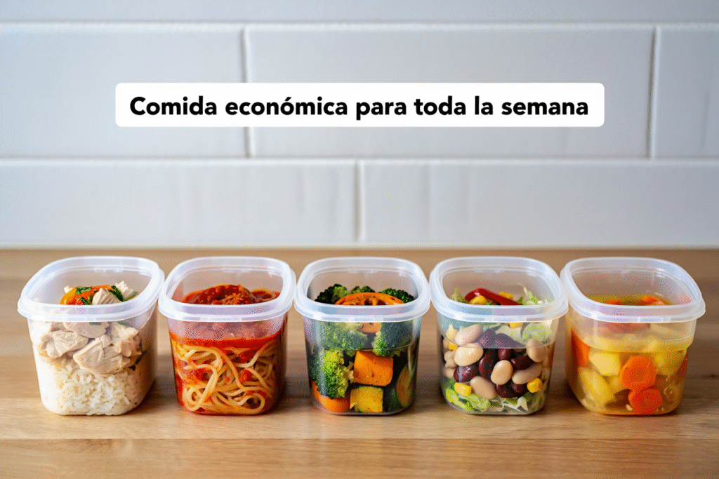 Comida económica para toda la semana 1 Comida economica para toda la semana