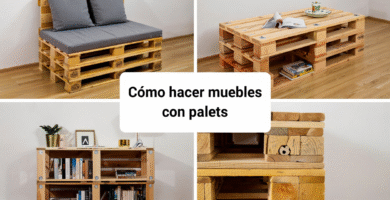 Cómo hacer muebles con palets 7 Como hacer muebles con palets