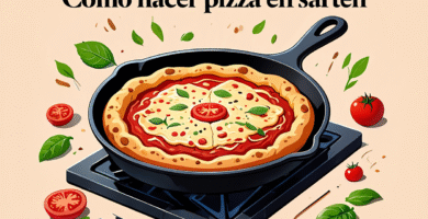 Cómo hacer pizza en sartén 9 Como hacer pizza en sarten
