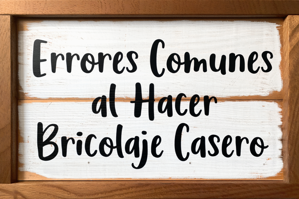 Errores Comunes al Hacer Bricolaje Casero 1 Errores Comunes al Hacer Bricolaje Casero