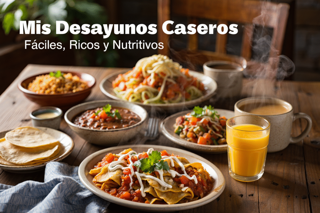 Mis Desayunos Caseros Favoritos: Fáciles, Ricos y Nutritivos 1 Mis Desayunos Caseros Favoritos Faciles Ricos y Nutritivos