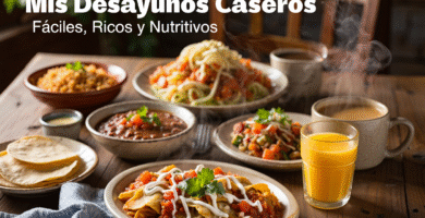 Mis Desayunos Caseros Favoritos: Fáciles, Ricos y Nutritivos 4 Mis Desayunos Caseros Favoritos Faciles Ricos y Nutritivos