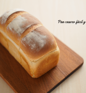 Pan casero facil y rapido