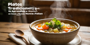 Platos Tradicionales que He Aprendido a Cocinar en Casa y Nunca Fallan