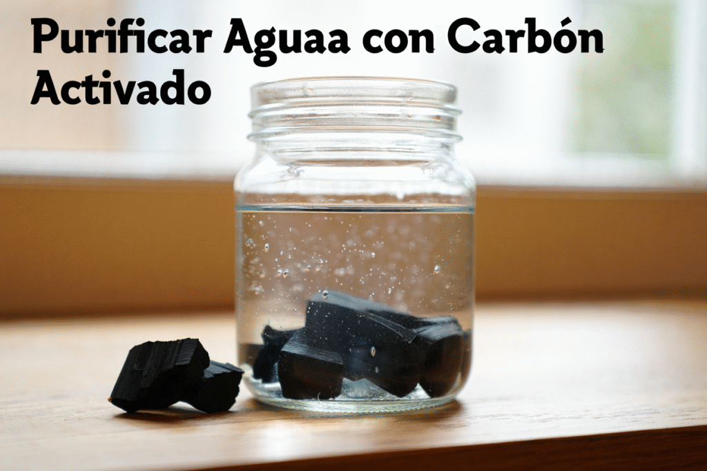 Purificar Agua con Carbón Activado 1 Purificar Agua con Carbon Activado