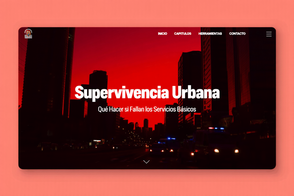 Supervivencia Urbana: Qué Hacer si Fallan los Servicios Básicos 1 Supervivencia Urbana