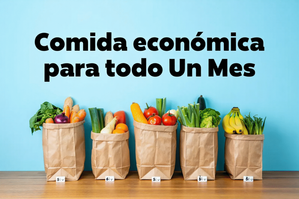 🗓️ Plan de comidas mensual