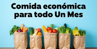 Comida económica para todo Un Mes 7 🗓️ Plan de comidas mensual